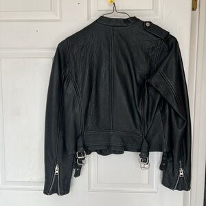 Lucky Brand leather jacket.